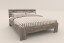 Celomasívna posteľ TESA má pevnú konštrukciu s kvalitnými kovovými spojmi, ktoré predlžujú jej životnosť a zvyšujú jej kvalitu.