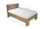 Celomasívna posteľ TESA má pevnú konštrukciu s kvalitnými kovovými spojmi, ktoré predlžujú jej životnosť a zvyšujú jej kvalitu.