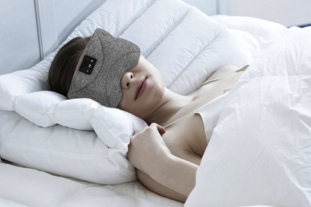 Maska na spanie Aerium Zensleep s Bluetooth pre pokojný spánok doma aj na cestách.