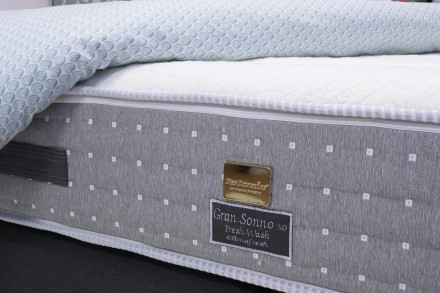 Matrac Gran Sonno Fresh Wash 3.0 dominuje zaujímavým poťahom s obsahom striebra pre výbornú hygienickú ochranu.