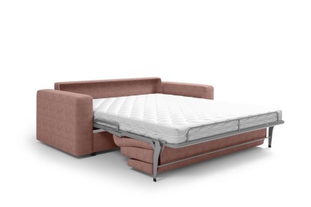 Rozkladacia pohovka pre každodenné spanie Lugano v nadčasovom dizajne zaujme svojou jednoduchosťou
a eleganciou.