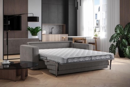 Rozkladacia pohovka pre každodenné spanie Lugano v nadčasovom dizajne zaujme svojou jednoduchosťou
a eleganciou.