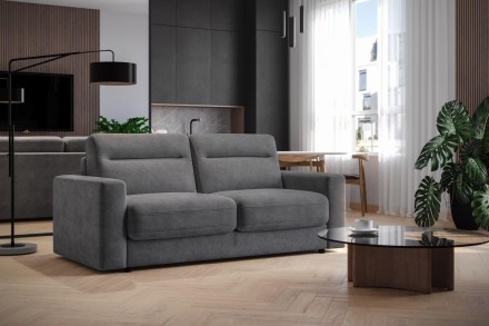 Rozkladacia pohovka pre každodenné spanie Lugano v nadčasovom dizajne zaujme svojou jednoduchosťou
a eleganciou.