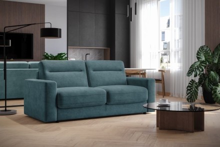 Rozkladacia pohovka pre každodenné spanie Lugano v nadčasovom dizajne zaujme svojou jednoduchosťou
a eleganciou.