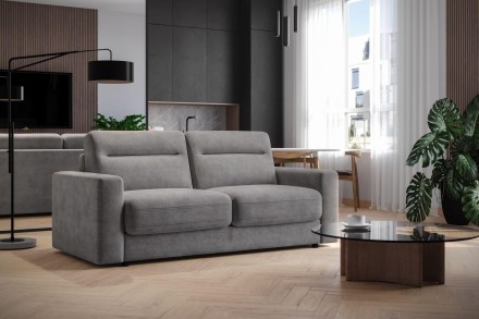 Rozkladacia pohovka pre každodenné spanie Lugano v nadčasovom dizajne zaujme svojou jednoduchosťou
a eleganciou.