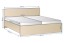 Laminovaná drevotrieska hrúbky 25 mm zabezpečuje stabilitu a pevnosť konštrukcie postele.