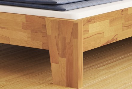 Moderná posteľ s pútavým dizajnom. Kvalitné spracovanie je zárukou kľudného spánku, pretože vás nebude budiť žiadne vŕzganie.