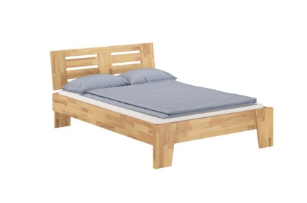 Moderná posteľ s pútavým dizajnom. Kvalitné spracovanie je zárukou kľudného spánku, pretože vás nebude budiť žiadne vŕzganie.