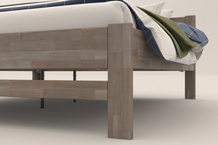 Viacgeneračná posteľ z tých najlepších možných materiálov bola precízne vyrobená. Ak hľadáte posteľ, ktorá vám vydrží desiatky rokov, tak je celomasívna posteľ Amelia to správne riešenie.