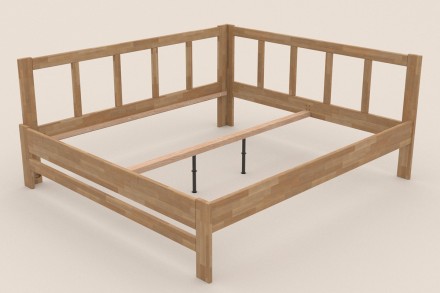 Milujete vôňu dreva? Tak je táto celomasívna posteľ perfektnou voľbou pre vás, pretože je z najkvalitnejších drevín buku a dubu.