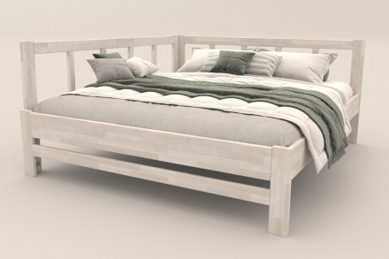 Milujete vôňu dreva? Tak je táto celomasívna posteľ perfektnou voľbou pre vás, pretože je z najkvalitnejších drevín buku a dubu.