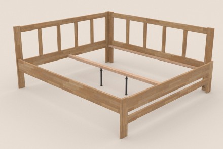 Milujete vôňu dreva? Tak je táto celomasívna posteľ perfektnou voľbou pre vás, pretože je z najkvalitnejších drevín buku a dubu.
