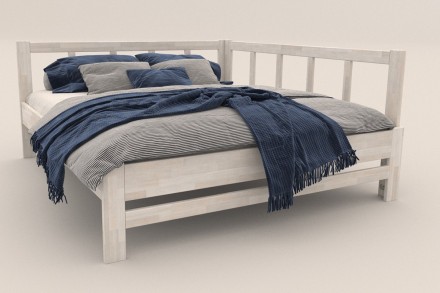 Milujete vôňu dreva? Tak je táto celomasívna posteľ perfektnou voľbou pre vás, pretože je z najkvalitnejších drevín buku a dubu.