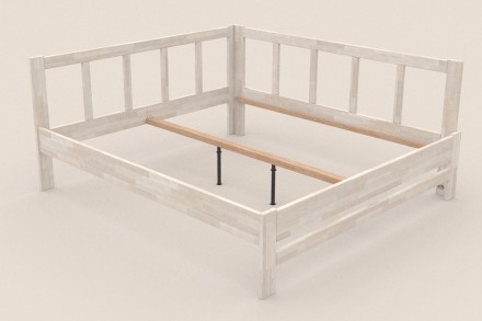 Milujete vôňu dreva? Tak je táto celomasívna posteľ perfektnou voľbou pre vás, pretože je z najkvalitnejších drevín buku a dubu.