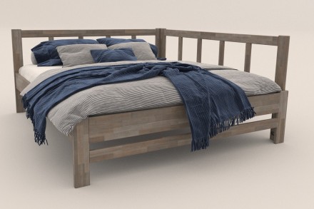 Milujete vôňu dreva? Tak je táto celomasívna posteľ perfektnou voľbou pre vás, pretože je z najkvalitnejších drevín buku a dubu.