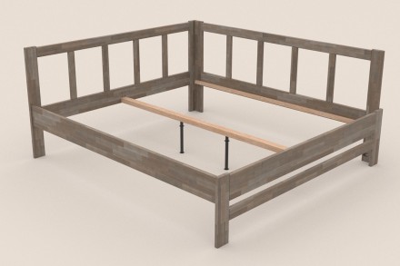 Milujete vôňu dreva? Tak je táto celomasívna posteľ perfektnou voľbou pre vás, pretože je z najkvalitnejších drevín buku a dubu.