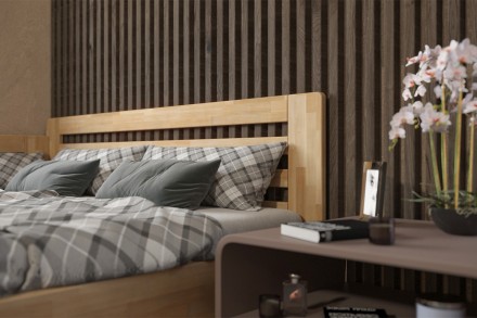 Milujete vôňu dreva i nenapodobiteľnú atmosféru, ktorú v spálni vyvoláva? Potom by vám určite nemala uniknúť celomasívna posteľ Lola z kolekcie spoločnosti PreSpánok.