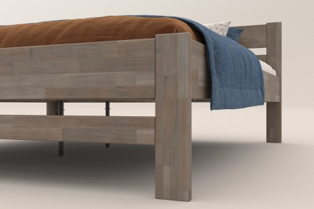 Vyberáte posteľ, ktorá vám vydrží niekoľko desiatok rokov? S celomasívnou posteľou Wanda sa to dá.