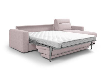 Rozkladacia pohovka pre každodenné spanie Lugano v nadčasovom dizajne zaujme svojou jednoduchosťou
a eleganciou.