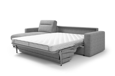 Rozkladacia pohovka pre každodenné spanie Lugano v nadčasovom dizajne zaujme svojou jednoduchosťou
a eleganciou.