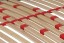 Celková výška roštu iba 5 cm zaistí vhodnosť roštu aj  pre lôžka, kde by mohol zvolený matrac príliš  vyčnievať nad horný okraj hrany postele.