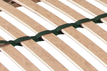 Manuálne polohovací rošt so 7 anatomickými zónami podporuje správne rozloženie váhy tela na matraci.