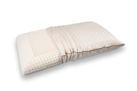 Vankúš Dual Dry Massage kombinuje dva moderné materiály pre maximálny komfort.