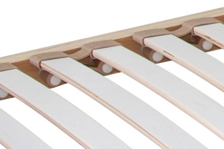 Výklopný rošt s 5 anatomickými zónami a 28 lamelami v kaučukových puzdrách.