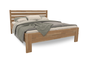 Masívna drevená posteľ z bukového alebo dubového dreva