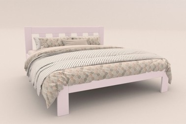 Utena predstavuje vzdušnú elegantnú posteľ z masívu s vertikálne členeným hlavovým čelom.