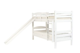 Kvalitná drevená poschodová posteľ Sanremo je vyrobená z dubového dreva.