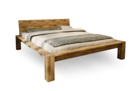 Masívna posteľ z buku alebo duba