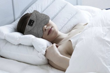 Maska na spanie Aerium Zensleep s Bluetooth pre pokojný spánok doma aj na cestách.