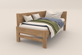 Viacgeneračná posteľ z tých najlepších možných materiálov bola precízne vyrobená. Ak hľadáte posteľ, ktorá vám vydrží desiatky rokov, tak je celomasívna posteľ Amelia to správne riešenie.