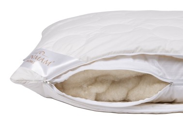 Pohodlný vankúš Merino Wool z prírodných materiálov